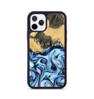 iPhone 11 Pro Wood Phone Case - Tristin (Blue, 801097)