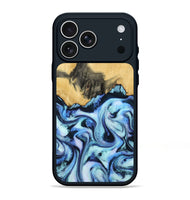 iPhone 17 Pro Max Wood Phone Case - Tristin (Blue, 801097)