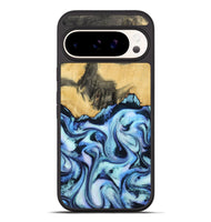 Pixel 10 Pro XL Wood Phone Case - Tristin (Blue, 801097)