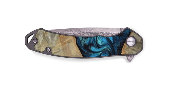 EDC Wood Pocket Knife - Layne (Blue, 801098)