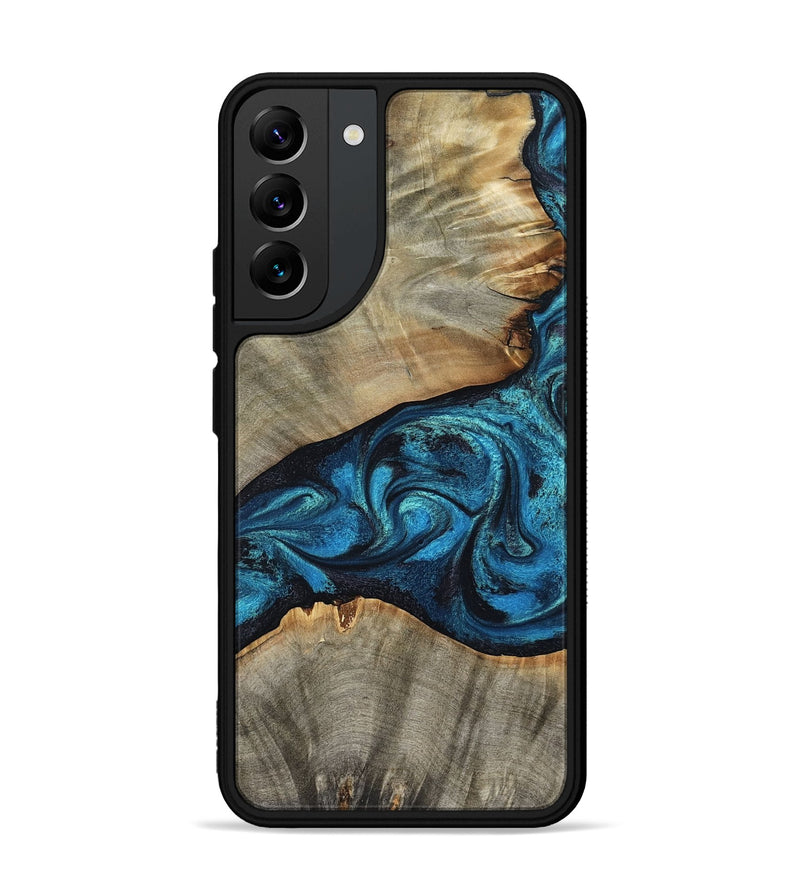 Galaxy S22 Plus Wood Phone Case - Layne (Blue, 801098)