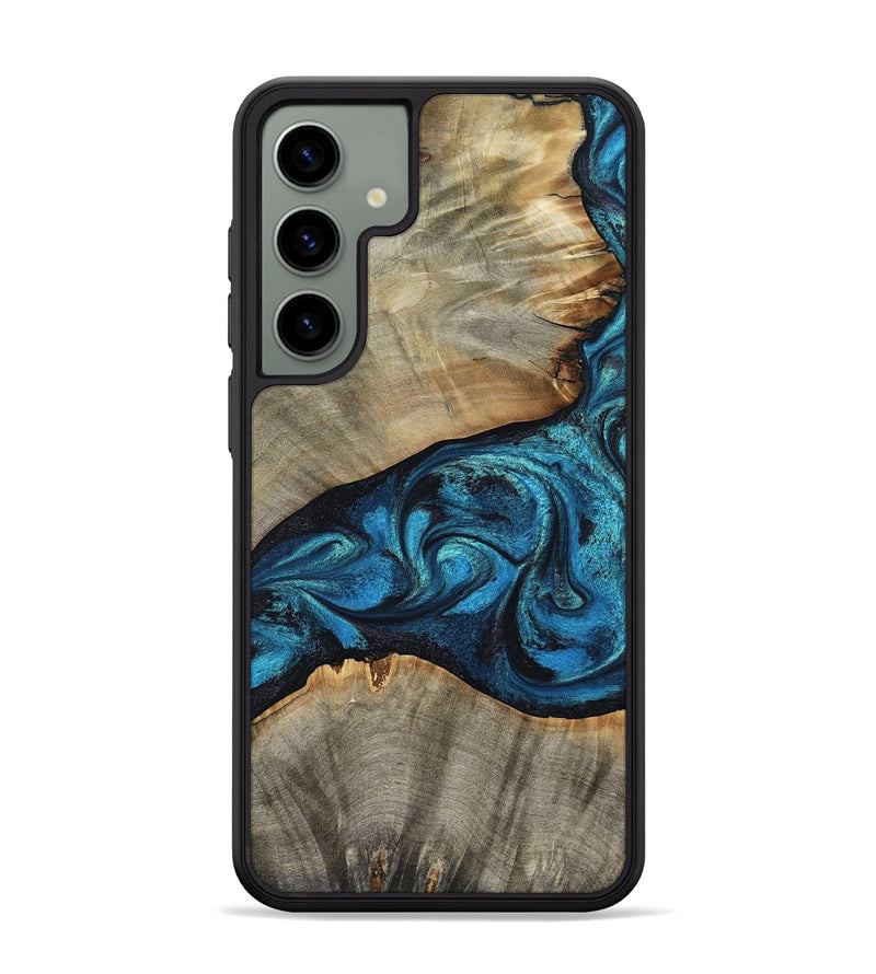 Galaxy S24 Plus Wood Phone Case - Layne (Blue, 801098)