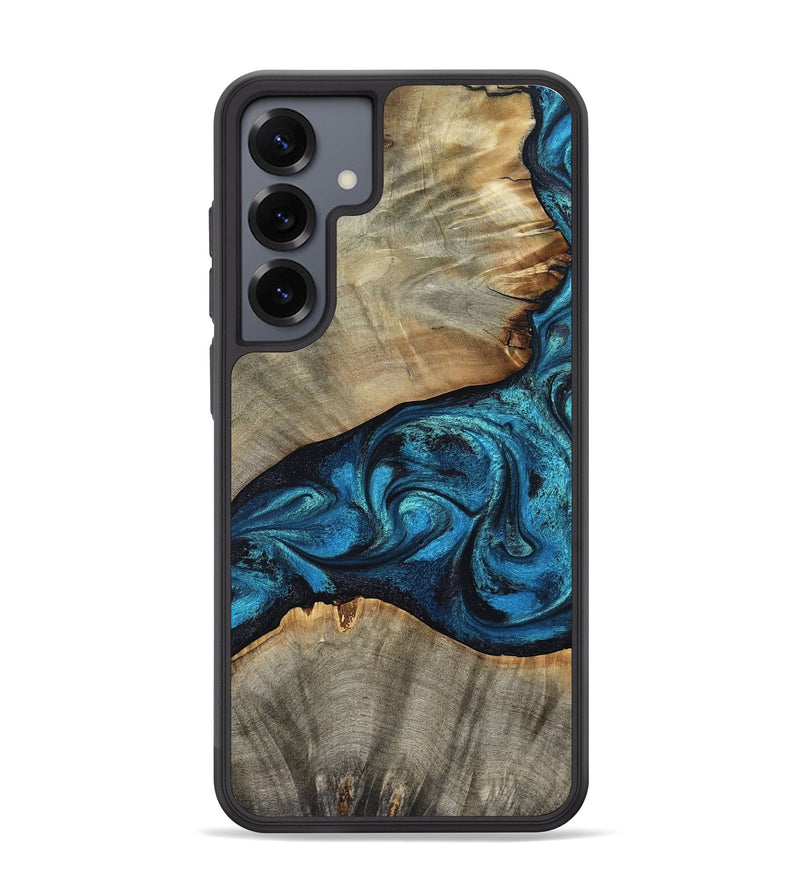 Galaxy S25 Plus Wood Phone Case - Layne (Blue, 801098)