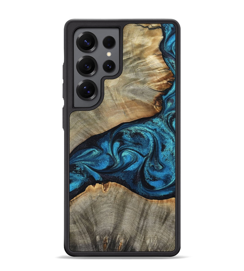 Galaxy S25 Ultra Wood Phone Case - Layne (Blue, 801098)