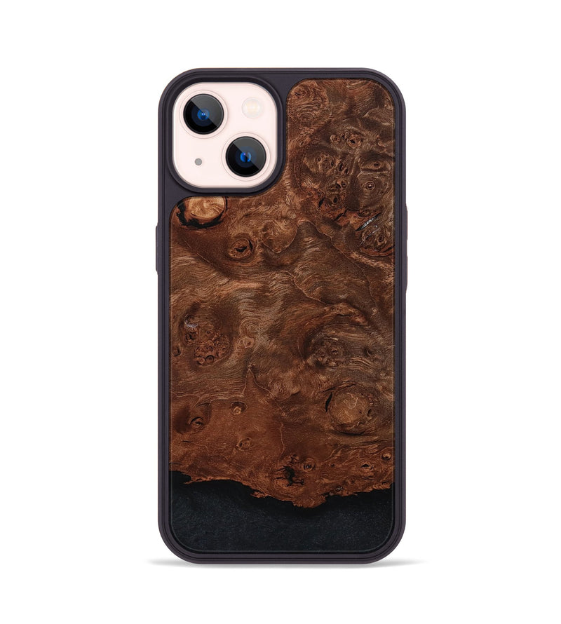 iPhone 14 Wood Phone Case - Amy (Wood Burl, 801099)