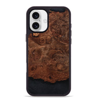 iPhone 16 Plus Wood Phone Case - Amy (Wood Burl, 801099)