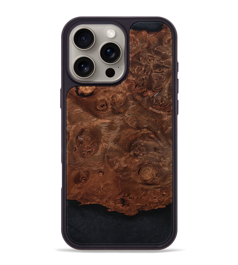 iPhone 16 Pro Max Wood Phone Case - Amy (Wood Burl, 801099)