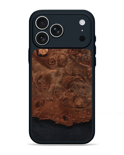 iPhone 17 Pro Max Wood Phone Case - Amy (Wood Burl, 801099)