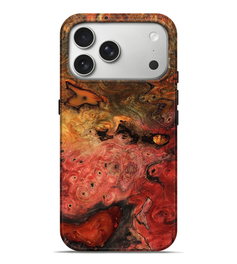 iPhone 17 Pro Max Wood Live Edge Phone Case - Lenora (Wood Burl, 801101)