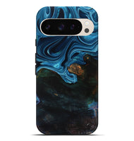 Pixel 10 Pro XL Wood Live Edge Phone Case - Aleah (Blue, 801103)