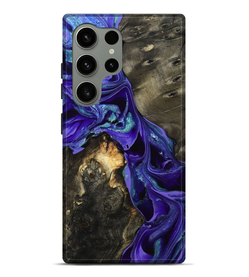 Galaxy S24 Ultra Wood Live Edge Phone Case - Eugenie (Purple, 801105)