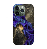 iPhone 13 Pro Wood Live Edge Phone Case - Eugenie (Purple, 801105)