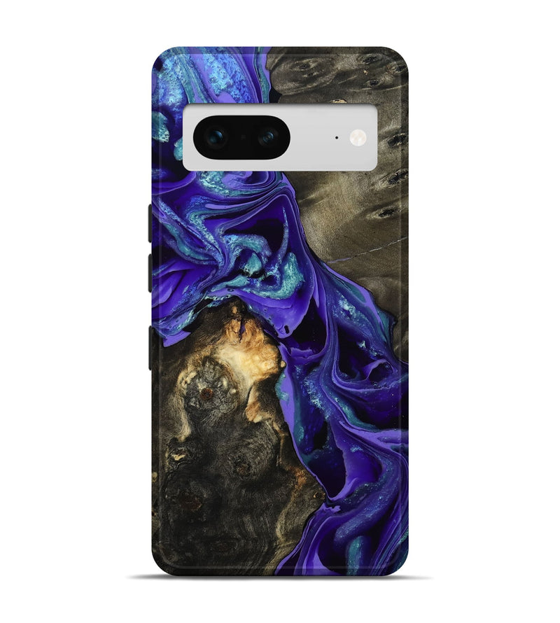 Pixel 7 Wood Live Edge Phone Case - Eugenie (Purple, 801105)
