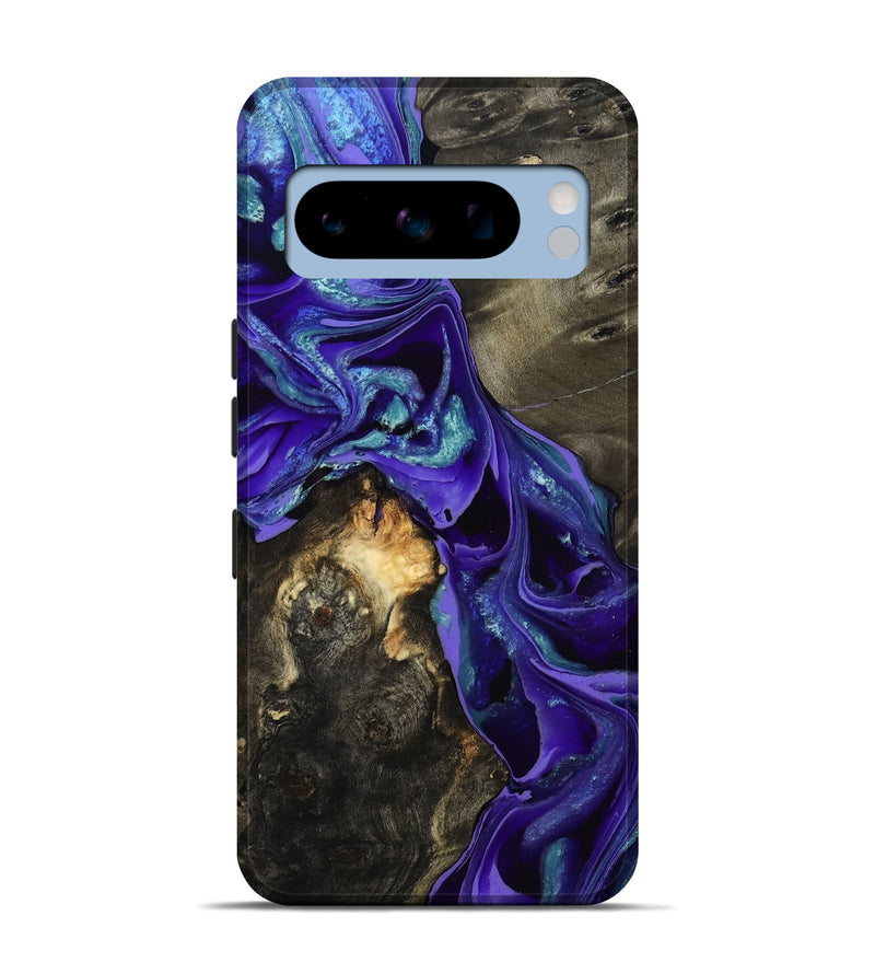 Pixel 8 Pro Wood Live Edge Phone Case - Eugenie (Purple, 801105)