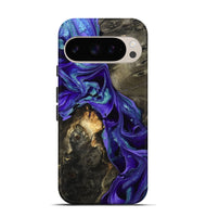 Pixel 9 Wood Live Edge Phone Case - Eugenie (Purple, 801105)