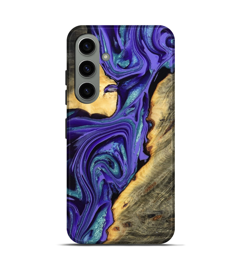 Galaxy S24 Wood Live Edge Phone Case - Kayce (Purple, 801106)