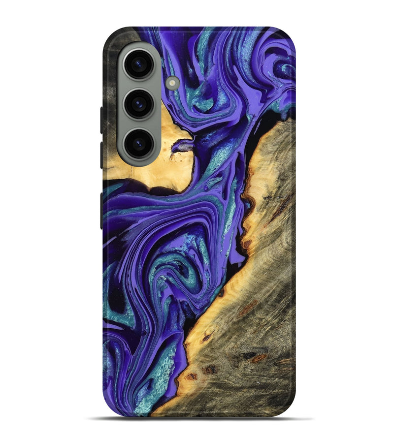 Galaxy S24 Plus Wood Live Edge Phone Case - Kayce (Purple, 801106)