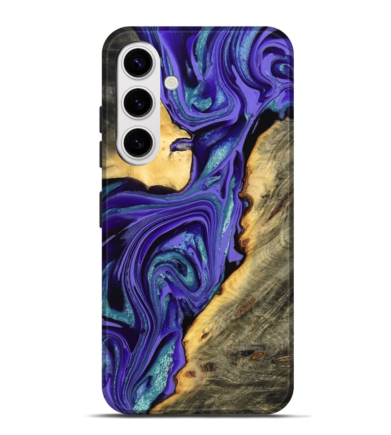 Galaxy S25 Plus Wood Live Edge Phone Case - Kayce (Purple, 801106)