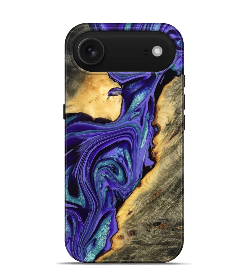 iPhone 17 Air Wood Live Edge Phone Case - Kayce (Purple, 801106)
