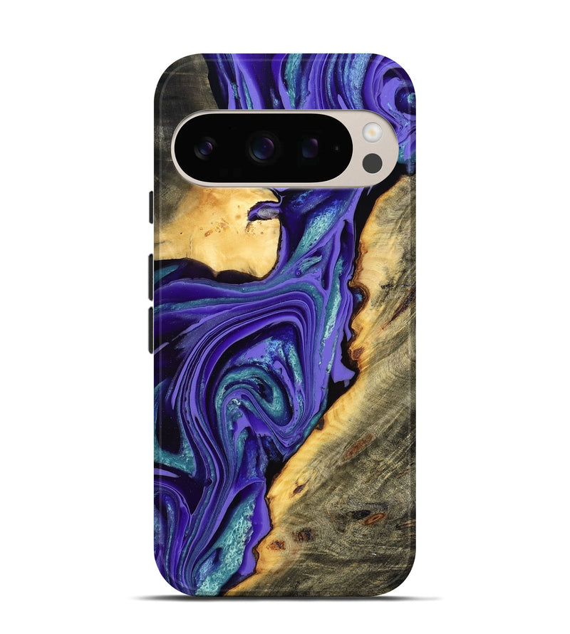 Pixel 10 Wood Live Edge Phone Case - Kayce (Purple, 801106)