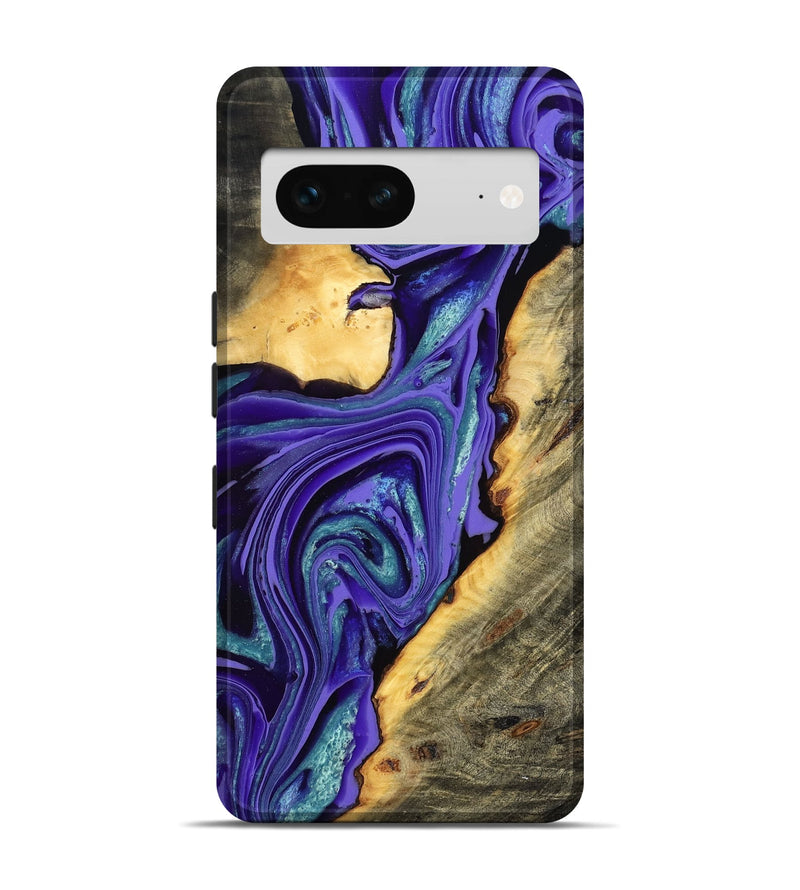 Pixel 7 Wood Live Edge Phone Case - Kayce (Purple, 801106)
