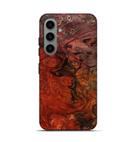 Galaxy S24 Wood Live Edge Phone Case - Santana (Red, 801110)