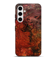Galaxy S25 Plus Wood Live Edge Phone Case - Santana (Red, 801110)