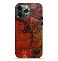 iPhone 13 Pro Max Wood Live Edge Phone Case - Santana (Red, 801110)