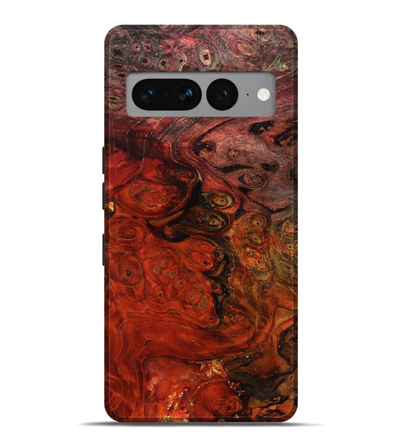 Pixel 7 Pro Wood Live Edge Phone Case - Santana (Red, 801110)