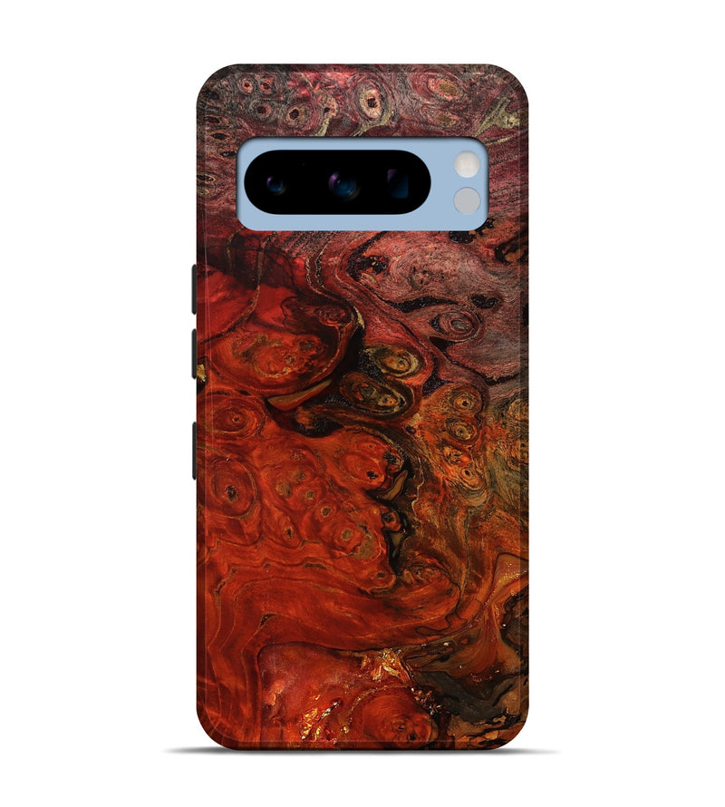 Pixel 8 Pro Wood Live Edge Phone Case - Santana (Red, 801110)