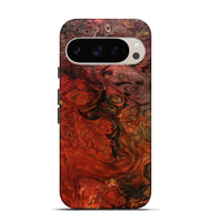 Pixel 9 Pro Wood Live Edge Phone Case - Santana (Red, 801110)