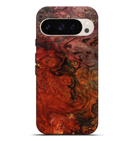 Pixel 9 Pro XL Wood Live Edge Phone Case - Santana (Red, 801110)