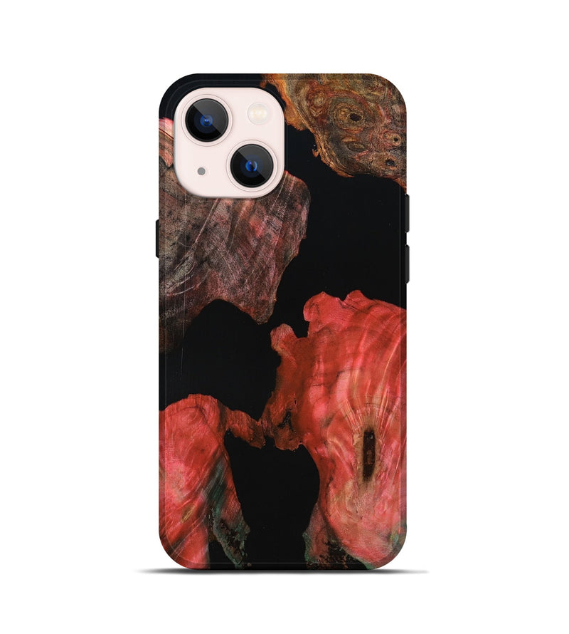 iPhone 13 mini Wood Live Edge Phone Case - Garret (Wood Burl, 801112)