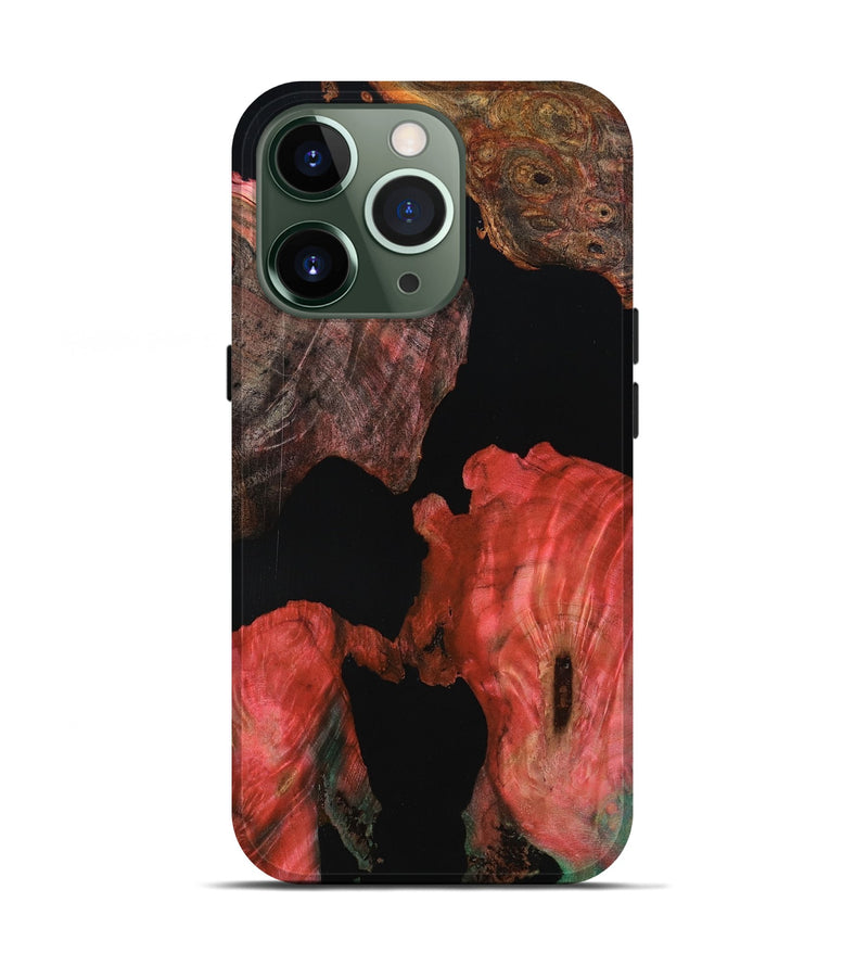 iPhone 13 Pro Wood Live Edge Phone Case - Garret (Wood Burl, 801112)