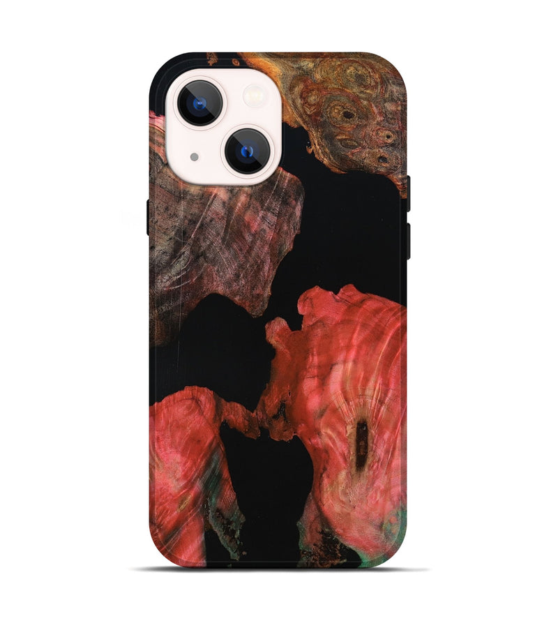 iPhone 14 Wood Live Edge Phone Case - Garret (Wood Burl, 801112)