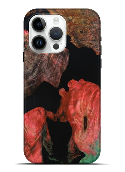 iPhone 15 Pro Max Wood Live Edge Phone Case - Garret (Wood Burl, 801112)