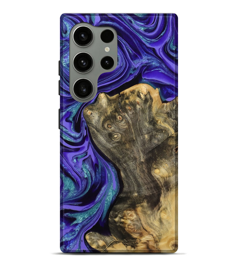 Galaxy S24 Ultra Wood Live Edge Phone Case - Dorthy (Purple, 801113)