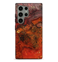 Galaxy S24 Ultra Wood Live Edge Phone Case - Edna (Red, 801114)