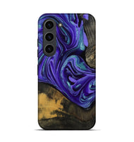 Galaxy S23 Wood Live Edge Phone Case - Carlos (Purple, 801116)