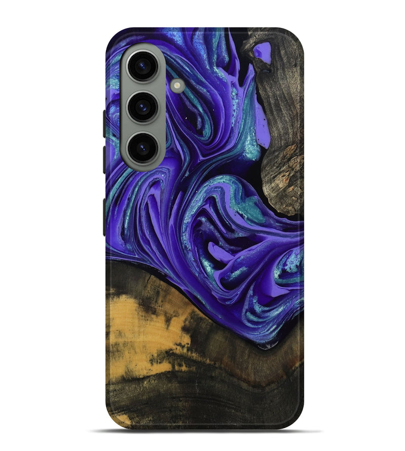 Galaxy S24 Plus Wood Live Edge Phone Case - Carlos (Purple, 801116)