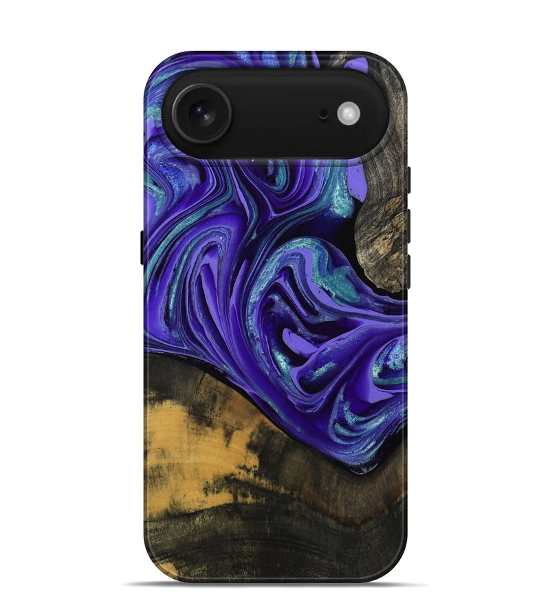 iPhone 17 Air Wood Live Edge Phone Case - Carlos (Purple, 801116)