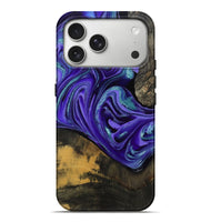 iPhone 17 Pro Max Wood Live Edge Phone Case - Carlos (Purple, 801116)