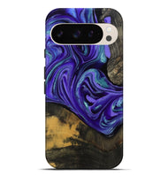 Pixel 9 Pro XL Wood Live Edge Phone Case - Carlos (Purple, 801116)