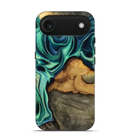 iPhone 17 Air Wood Live Edge Phone Case - Jream (Green, 801119)