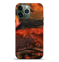 iPhone 13 Pro Max Wood Live Edge Phone Case - Shyann (Red, 801120)