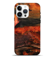 iPhone 15 Pro Max Wood Live Edge Phone Case - Shyann (Red, 801120)