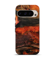 Pixel 10 Wood Live Edge Phone Case - Shyann (Red, 801120)