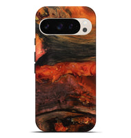 Pixel 9 Pro XL Wood Live Edge Phone Case - Shyann (Red, 801120)