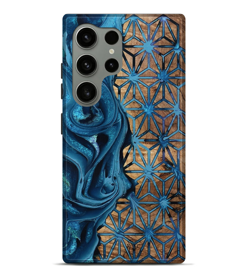 Galaxy S24 Ultra Wood Live Edge Phone Case - Aries (Pattern, 801121)