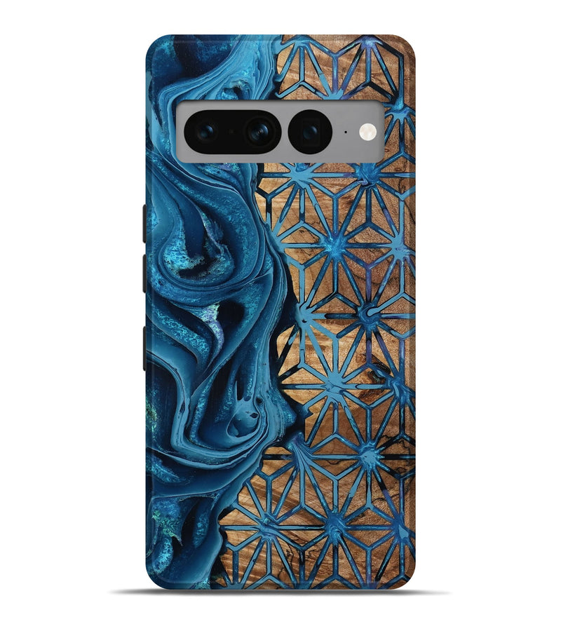Pixel 7 Pro Wood Live Edge Phone Case - Aries (Pattern, 801121)